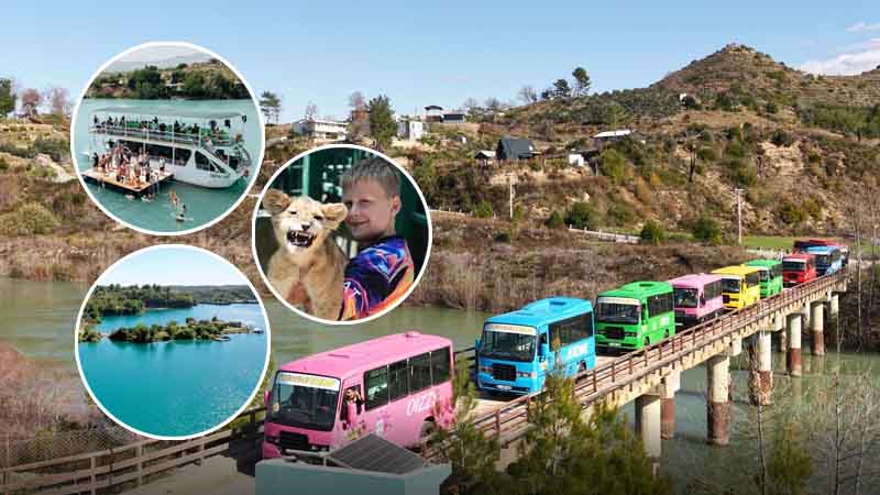 Green Canyon Safari and Boat Tour from Alanya Green Canyon Safari Zoo and Boat Tour from Alanya